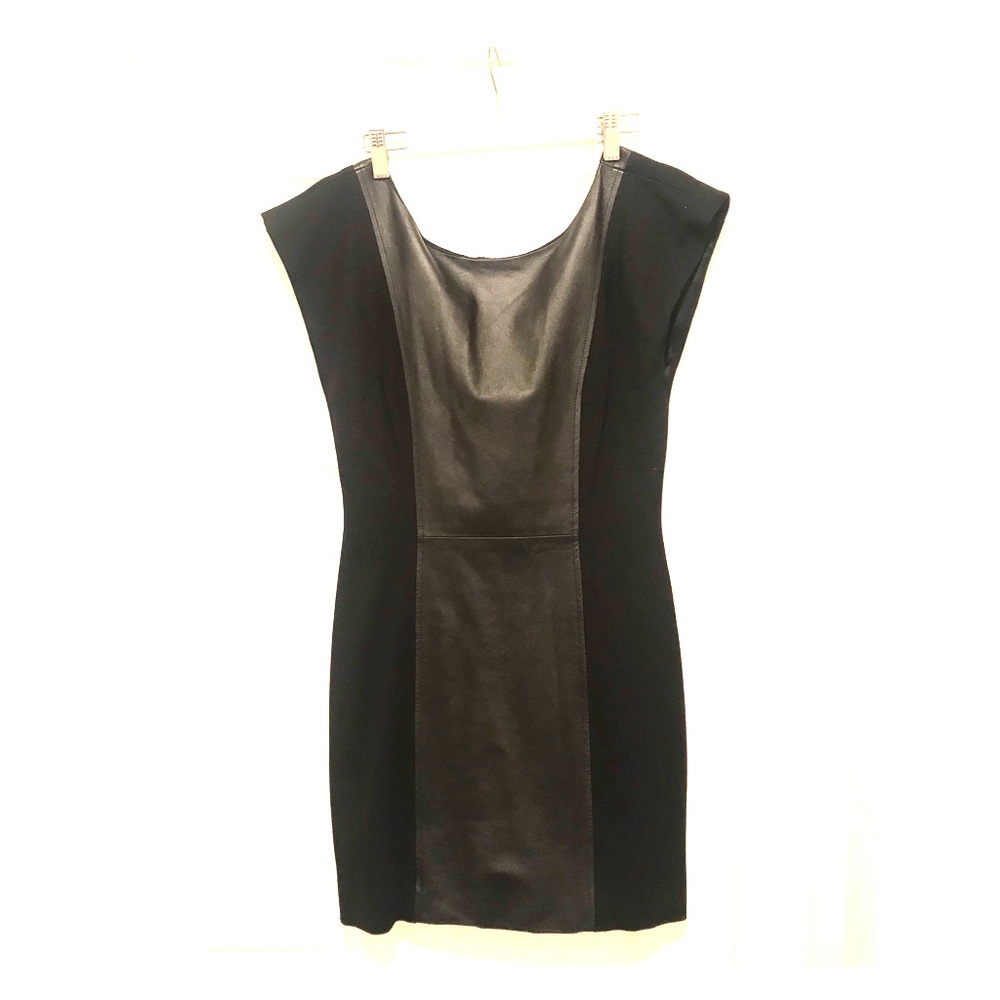 ALICE + OLIVIA leather dress